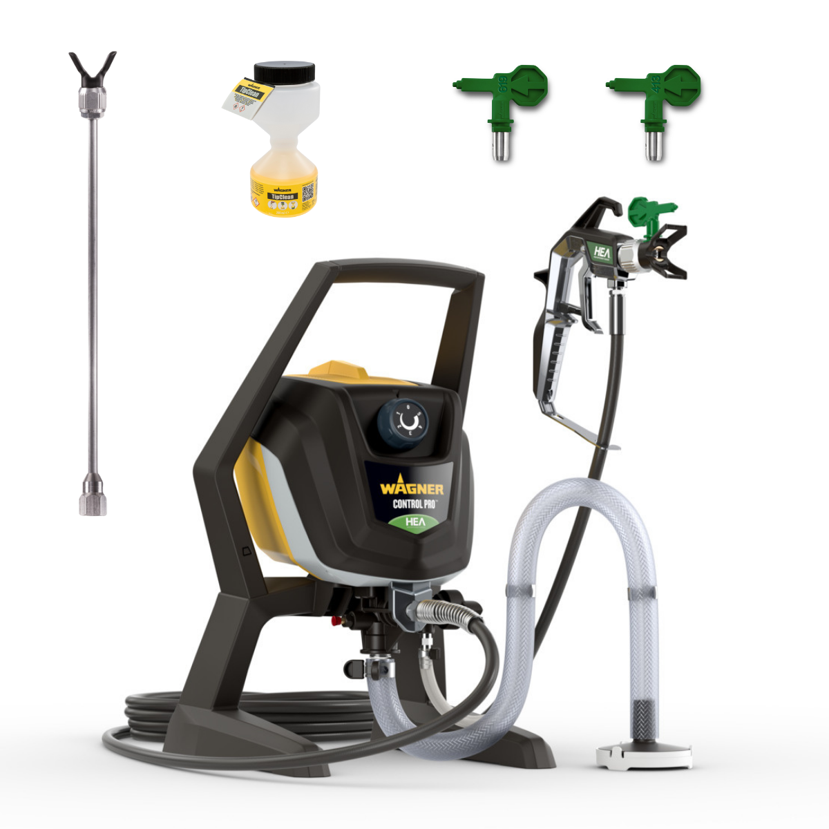 Wagner HEA Control Pro 250R + rallonge 60cm + 2 buses + TipClean dans un lot exclusif