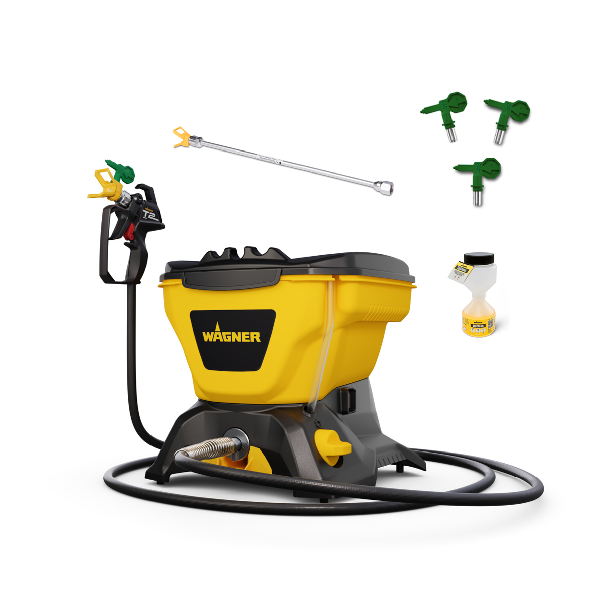 Wagner Airless Sprayer Control 150 M + Rallonge de buse 25cm + Buse 413 + TipClean 
