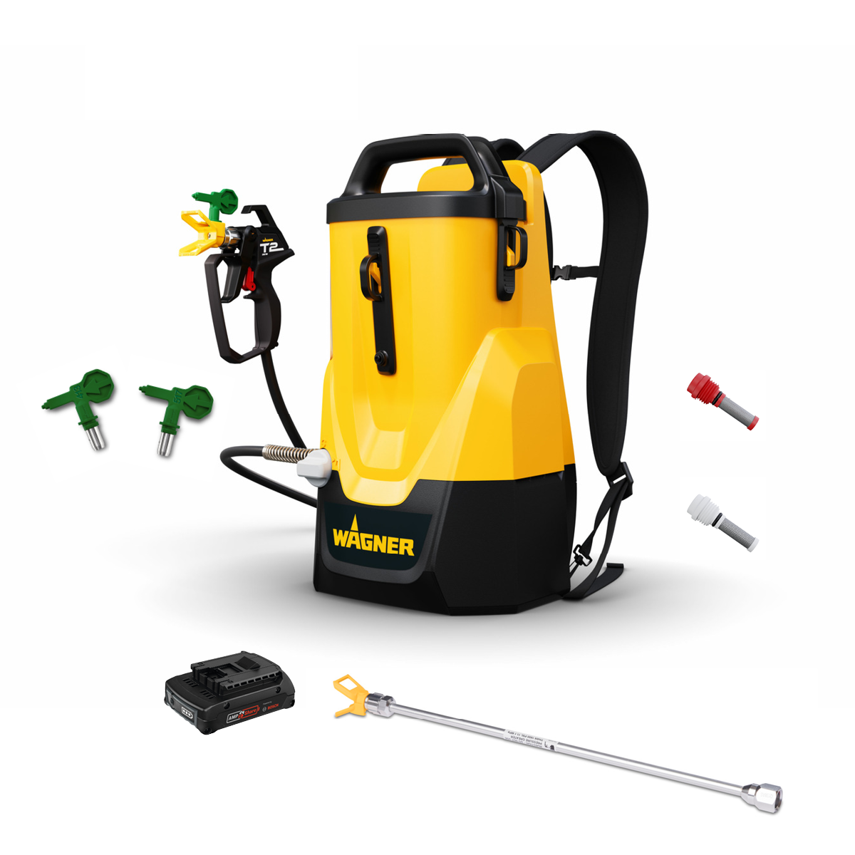 Airless Control Pro 300 Move 18V + Batterie + rallonge 25cm + Buse 413 + Buse 517