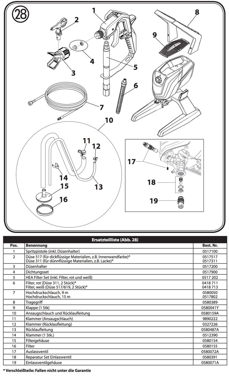 Wagner HEA Control Pro 350R - Pistolet à peinture